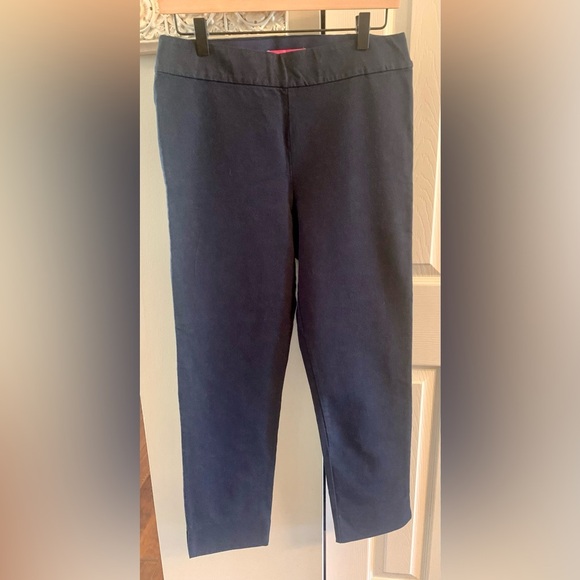 Lilly Pulitzer High-Rise Merrin Bi-Stretch Pant in Navy NWT - Size 10 - Picture 5 of 11